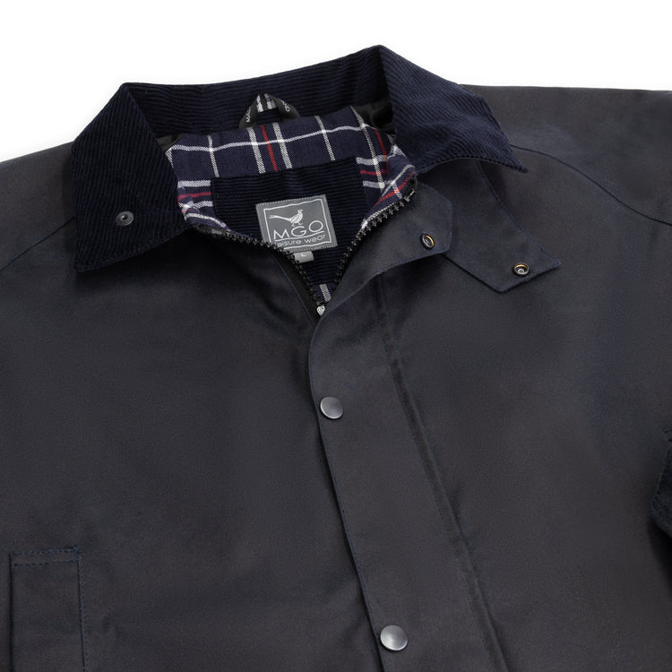 Boris - Wax jacket - Men - Navy DCB