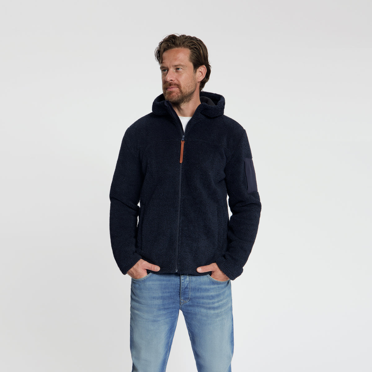Lucas Men - Outdoor Vest - Teddy - Navy MV