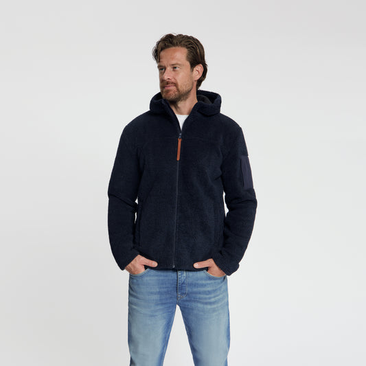 Lucas Men - Outdoor Vest - Teddy - Navy MV