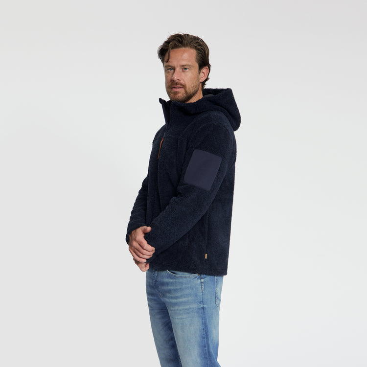 Lucas Men - Outdoor Vest - Teddy - Navy MV2