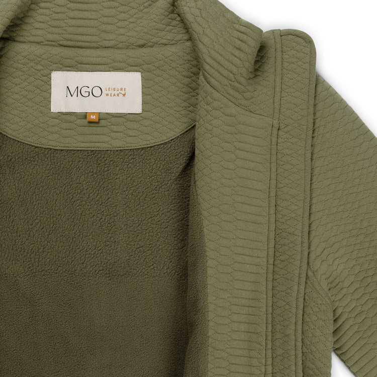 Rosy Women - Outdoor cardigan - Fleece - Sweat - Green DCI