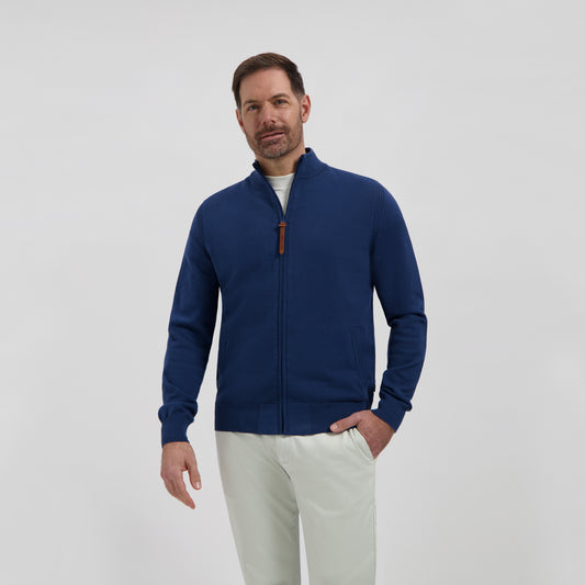 Ethan Men - Outdoor cardigan - Blue MV