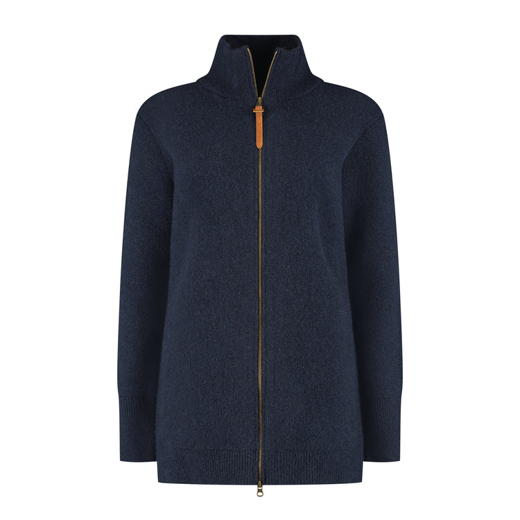 Nia Women - Mid-Length Outdoor Vest - Navy F
