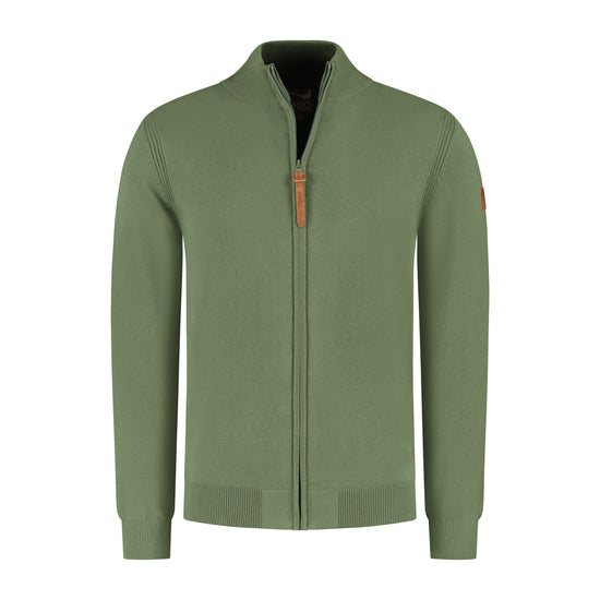 Blake Men - Outdoor cardigan - Green F