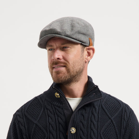 Tod Men - Flat Cap - Wool Blend - Grey MV