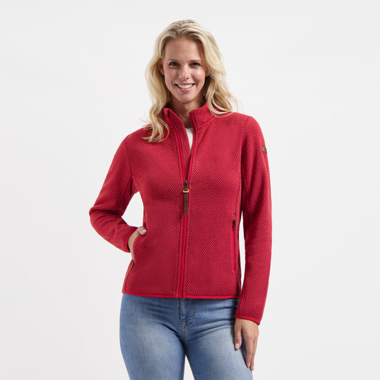 Lucy Men - Outdoor cardigan - Red MV