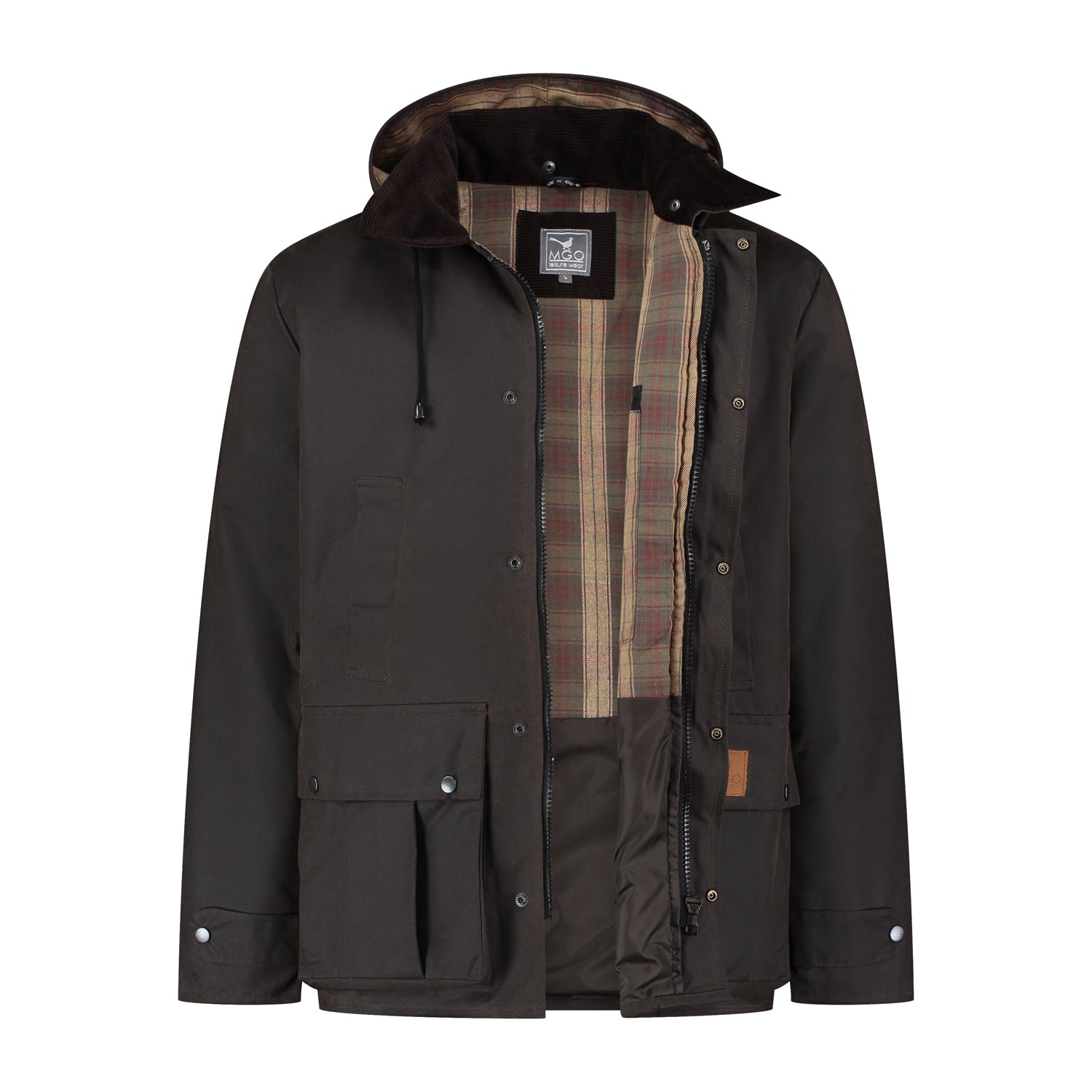 Brandon - Wax jacket - Men - Black CVO