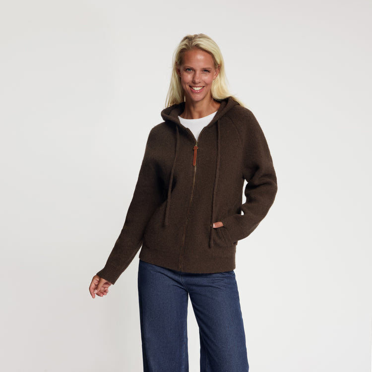 Nele Women - Outdoor Vest - Dark Brown MV