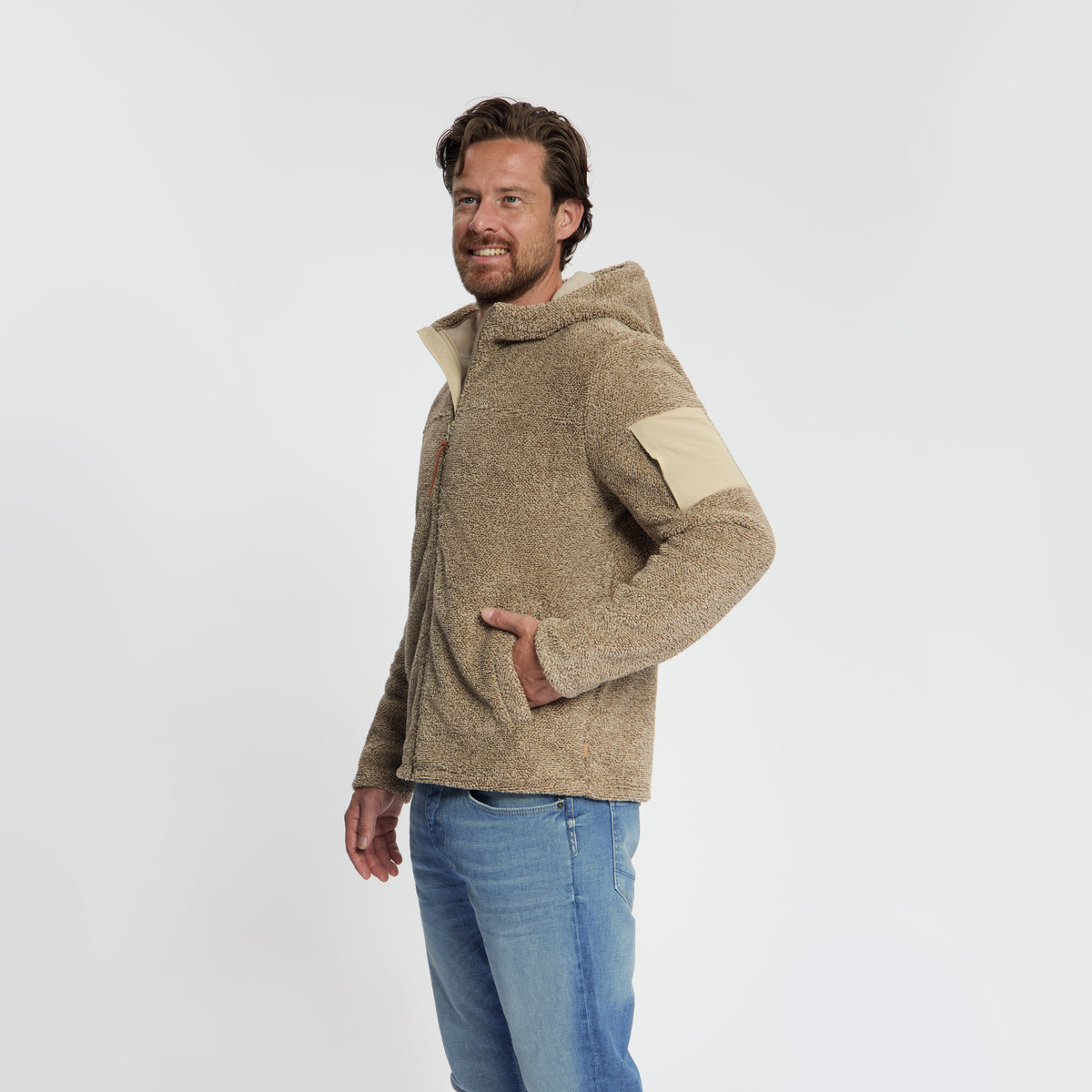 Lucas Men - Outdoor Vest - Teddy - Sand MV2