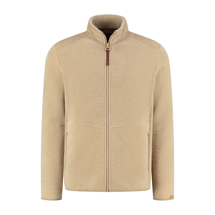Helmer Men - Outdoor Vest - Fleece - Sand F