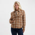 Jessy Women - Quilted Outdoor Vest - Brown MV