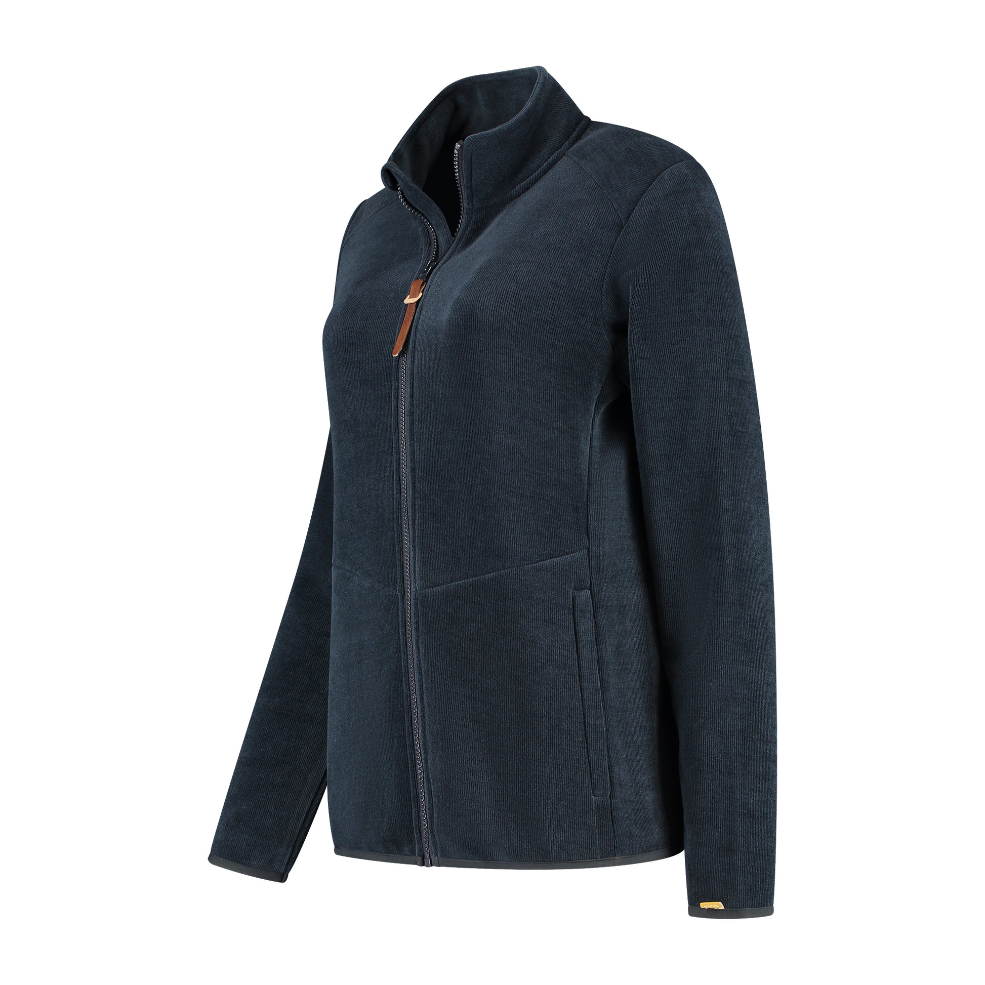 Willow Women - Outdoor cardigan - Bonded fleece - Navy FL