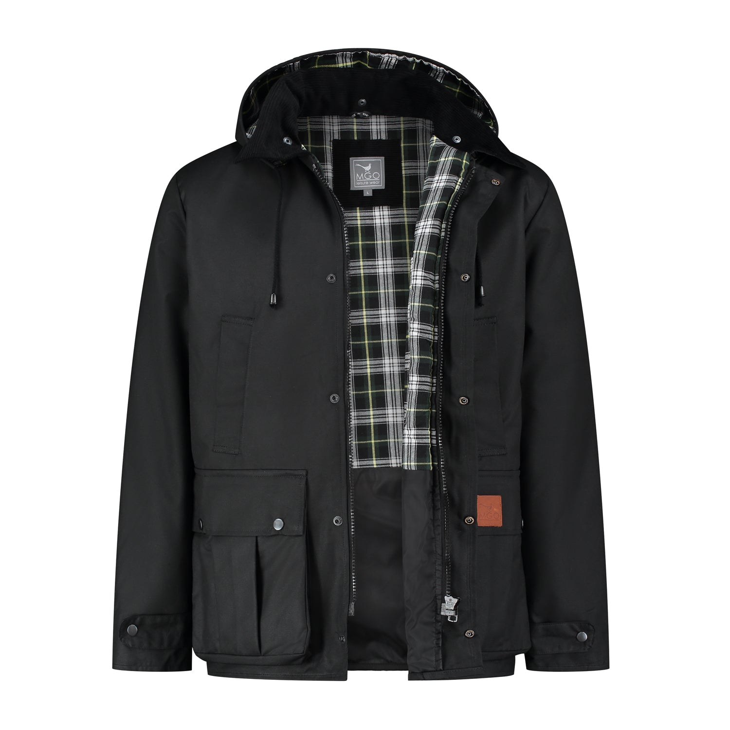 Brandon - Wax jacket - Men - Black CVO