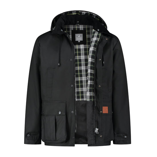 Brandon - Wax jacket - Men - Black CVO