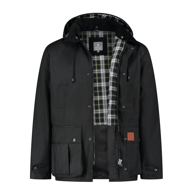 Brandon - Wax jacket - Men - Black CVO