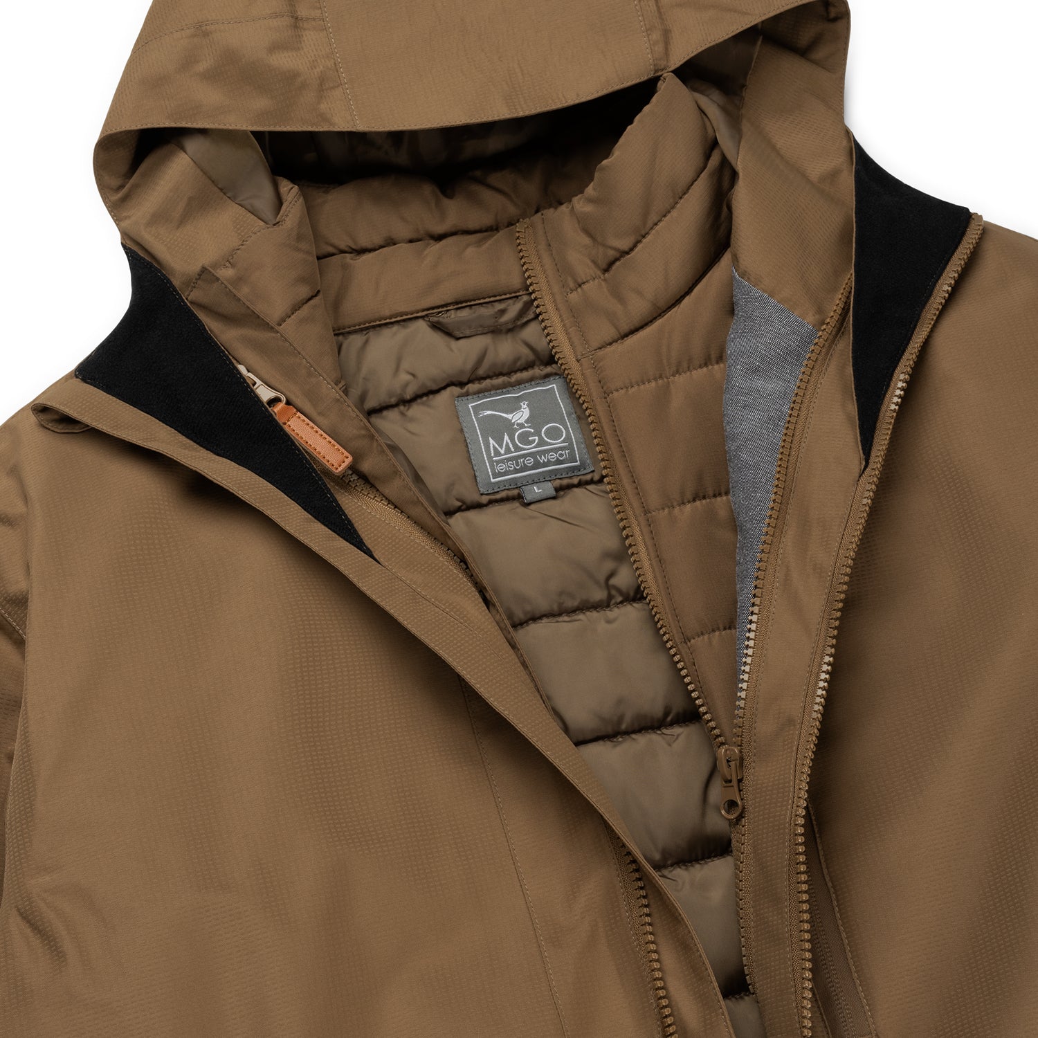 Liam - 3-in-1 jacket - Men - Brown DCB